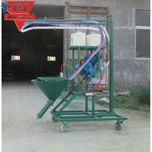 GRC sợi thủy tinh xi măng phun FRP Composite lưu động sợi thủy tinh Chopper cắt nhỏ súng nhựa hệ thống máy - Product Image 5