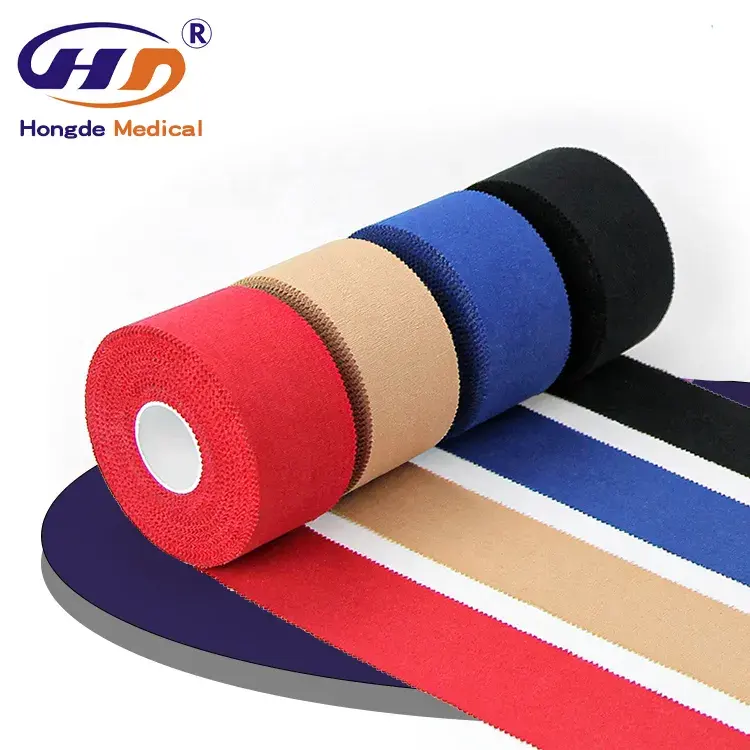HD806 100% cotone sport tape Tear stretch benda adesiva tear light benda adesiva elastica benda adesiva sportiva SPT