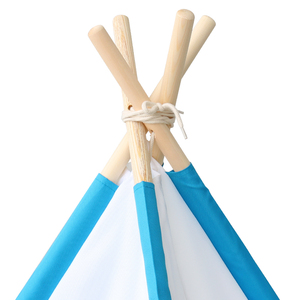 Personalizada al aire libre Oxford material de marco de madera, casa de juego niños triángulo dormir <span class=keywords><strong>tipi</strong></span> <span class=keywords><strong>tienda</strong></span> plegable - Product Image 3
