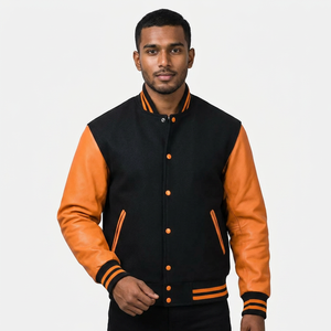 Chaqueta Varsity de Alta Calidad para Hombre, Chaqueta de Cuero con Bordado Chenille, Chaqueta Varsity Personalizada con Letras de Béisbol, Chaqueta de Invierno para Hombre - Product Image 1