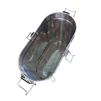 Seau à glace en acier inoxydable isolé sous vide de grande capacité personnalisé direct d'usine avec couvercle