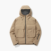 Veste de randonnée technique multi-poches pour homme, imperméable, coupe-vent, pour le trekking, le ski et les aventures en plein air