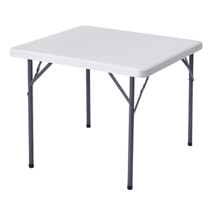 Tavolo pieghevole <span class=keywords><strong>in</strong></span> <span class=keywords><strong>plastica</strong></span> quadrata di alta qualità da esterno per feste matrimoni prato eventi pieghevole <span class=keywords><strong>in</strong></span> <span class=keywords><strong>plastica</strong></span> sedie mobili da ristorante - Product Image 1