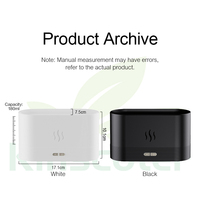 Diffuseur d'air électrique USB pour voiture, humidificateur, désodorisant, diffuseur d'huiles essentielles à flamme