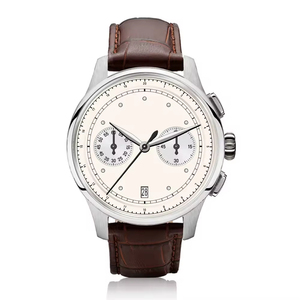 핫세일 다기능 316L 스테인리스 스틸 시계 맞춤 로고 레트로 클래식 크로노그래프 쿼츠 남성용 시계 고품질 - Product Image 1