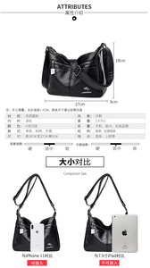 Promoción de Bolsos de Mano de Diseño de Lujo, Alta Calidad y Moda para Mujer, Bolsos de Hombro de Cuero PU para Damas - Product Image 3