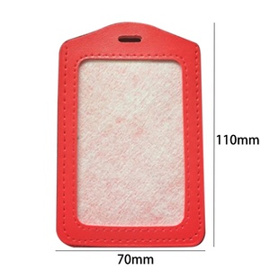 Porta Tarjetas de Identificación Vertical y Horizontal de Cuero PU de Buena Calidad y Precio Económico - Product Image 5