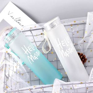 Offre Spéciale 400ml Voyage Verre Bouteille D'eau Citron Tasse De Luxe Haute Qualité Sport Sipmle Creative Boisson Gym Bouteille D'eau - Product Image 6