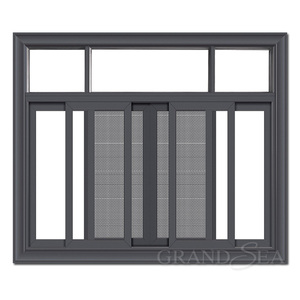 Đôi Tempered kính phản quang nhôm trượt cửa sổ giá kinh tế ở Châu Phi - Product Image 4