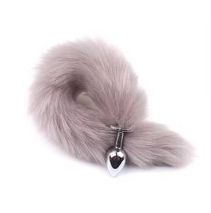 Juguete Anal Erótico de Cola de Zorro con Plumas Metálicas, Juguetes Sexuales para <span class=keywords><strong>Mujeres</strong></span> y Hombres, Tapón Anal Sexy, Accesorios para Adultos - Product Image 4