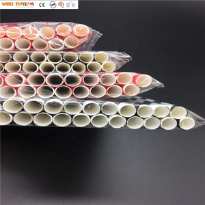 Pajitas de papel a rayas biodegradables ecológicas, pajitas de colores desechables para beber - Product Image 6