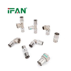 IFAN Prix usine Raccords PEX personnalisés 16mm-32mm, Raccords à sertir en laiton pour plomberie plastique, Raccords en laiton pour tuyauterie PEX - Product Image 5