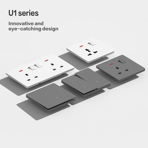 Hiện đại 1gang 2way tường thiết bị chuyển mạch EU tiêu chuẩn phụ kiện điện nhà máy trực tiếp phích cắm & ổ cắm cho ngôi nhà - Product Image 5