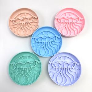 Durevole BPA-Free Silicone lento alimentatore ciotola per animali domestici moderna meduse a forma di ciotola automatica cibo per cani - Product Image 2
