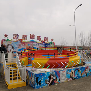 Juego Mecánico Infantil Plegable de 16 Asientos, Tagada Disco, Atracciones de Diversión sobre Remolque - Product Image 1