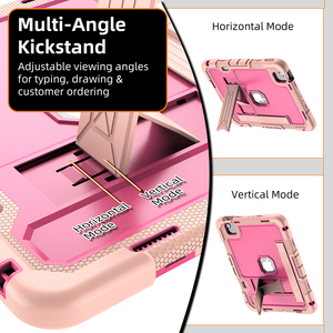 Étui antichoc en silicone pour tablette <span class=keywords><strong>iPad</strong></span> <span class=keywords><strong>Air</strong></span> 10,9 pouces 4e et 5e génération avec bandoulière, dragonne et emplacement pour stylet - Product Image 6