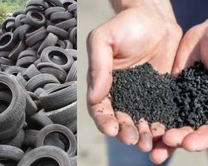 Poudre liquide auto-reconstituante Hoang Minh Exim Grade A pour sablage de pneus, gazon et asphalte, à base de particules de caoutchouc noires - Product Image 3