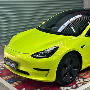 Coral <strong>Fluorescent</strong> Yellow Wholesale <strong>Color</strong> Changing Film Rolls Factory Price Self-Adhesive Car Sticker <strong>Vinyl</strong> Wrap Films Decoration - Product Image 3