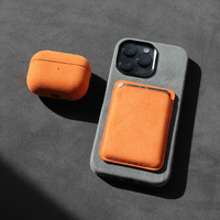 Étui de protection magnétique en Alcantara de luxe italien pour iPhone 18, compatible iPhone 14, 15, 16, 17 Pro Max, étanche et simple