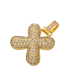 HD0069 Pendentif Fat Fat Hip-Hop en laiton à 26 lettres-Parfait pour la musique <span class=keywords><strong>rap</strong></span> Laiton plaqué or 18 carats - Product Image 6