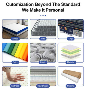 Современный спрессованный матрас для кровати с эффектом памяти в коробке для гостиниц и спален, мебель для дома - Product Image 2