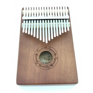 17 Keys Mahogany KalimbaThumb Piano Peace Dove Engraved Wood Finger Piano C Major Beginner Portable <b>Musical</b> Instrument Gift - Product Image 2