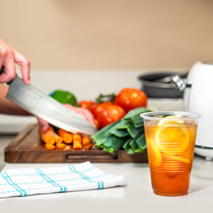 Gobelet transparent en PE à paroi simple avec couvercle, personnalisable avec logo, pour fêtes, bars, vin, boissons, <span class=keywords><strong>bubble</strong></span> <span class=keywords><strong>tea</strong></span>, jus - Product Image 6