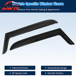 Pare-soleil pour Jeep Wrangler 97-06 TJ, déflecteurs de vent et de pluie, fixation par ruban adhésif - Product Image 3