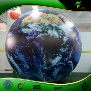 Khổng Lồ Inflatable Trái Đất Quả Cầu 3M H Inflatable Hành Tinh Bóng Tự Thổi Phồng Mặt Đất Bóng - Product Image 3