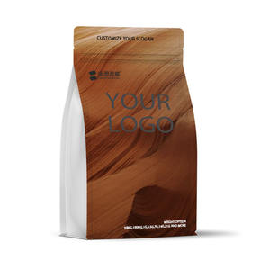 사용자 정의 인쇄 재밀봉 플랫 바닥 커피 파우치 250g 500g 1kg 용량 식품 등급 커피 콩 포장 - Product Image 4