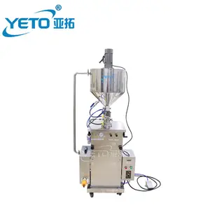 Factory price ointment cream petroleum jelly heating filling machine with mixer cosmetic cream honey hot filler