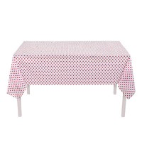 Nappe Rectangulaire Moderne Classique à Pois pour Anniversaires, Pique-niques, Fêtes et Jours Spéciaux