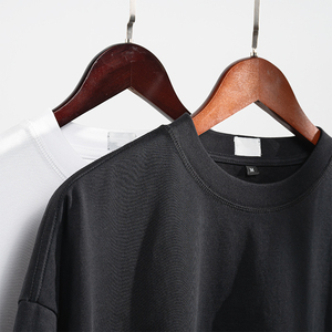 TKAN024 Camiseta pesada personalizada 100% algodón Logotipo personalizado Estampado Tallas grandes Camiseta de gran tamaño para hombre Peso personalizado - Product Image 3