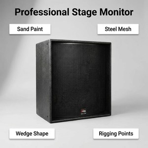 LS M115B Caisson de basses passif 15 pouces 500W 112dB 138dB SPL max 8 Ohm 220 <span class=keywords><strong>Mag</strong></span> Bobine vocale 100mm MDF 18mm SPEAKON Scène <span class=keywords><strong>DJ</strong></span> PA - Product Image 2