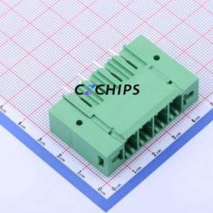 JL5EDGVHM-76204G01 Plug-in Terminal Block Through hole,P=7.62mm Board-to-Board / Socket - Closed Screw Fixing 1x4P 7.62mm - Product Image 1