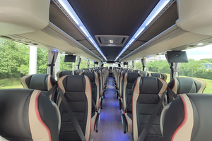 Autocars de Luxe pour Transport de 50-70 Personnes, <span class=keywords><strong>Longue</strong></span> <span class=keywords><strong>Distance</strong></span> avec Toilettes, OEM & ODM, Prix Compétitif - Product Image 3