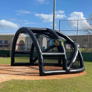 Arrêt arrière gonflable professionnel de tortue pour la cour extérieure de filet de frappe de tente de cages de batteur de <span class=keywords><strong>golf</strong></span> de baseball pour des joueurs - Product Image 3