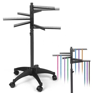 Soporte Moderno para Extensiones de Cabello de Plástico para Salón de Belleza, Ajustable, Móvil y Giratorio, para Pelucas y Trenzas, Ideal para Centros Comerciales, Apartamentos y Supermercados - Product Image 2