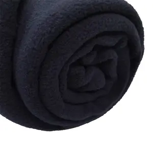 High quality custom color 100% polyester Anti-pilling Double brush single polar fleece fabric for trouser & scarves