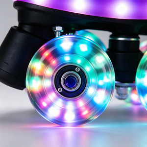 Patins à roulettes à LED rechargeables par USB avec roues lumineuses, chaussures de patinage à 4 roues pour adultes, enfants, hommes, femmes Ruidongle - Product Image 6
