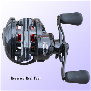 Carretes de Pesca Baitcasting Personalizados 3+1BB 6.4:1 con Carrete de Plástico y Sistema de Freno Estrella <span class=keywords><strong>para</strong></span> Río, Lago y Arroyo - Product Image 5
