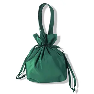 Diskon Besar-besaran Tas Kosmetik Kecil Tas Make Up Tali Serut Lucu Logo Kustom Indah untuk Anak Perempuan