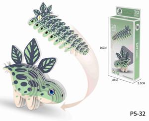 Puzzles d'animaux en papier 3D et ensemble de jouets de dinosaures et de la faune à construire soi-même - Jeux de puzzles 3D créatifs pour un divertissement éducatif et interactif - Product Image 5