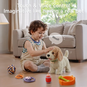 Tumama Kidsインタラクティブリアルなぬいぐるみペット電気吠えミュージカルウォーキングぬいぐるみタッチと音声コントロール付き - Product Image 3