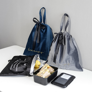 Portable Refroidisseur Thermique Isolé boîte à Lunch <span class=keywords><strong>sac</strong></span> Or Velours <span class=keywords><strong>sac</strong></span> <span class=keywords><strong>Bento</strong></span> - Product Image 4