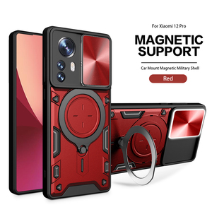 TPU PC Durable chống sốc điện thoại trường hợp đối với Xiaomi 12 Pro với vòng từ chân đế và LED <span class=keywords><strong>flash</strong></span> cho cuộc gọi đến - Product Image 2