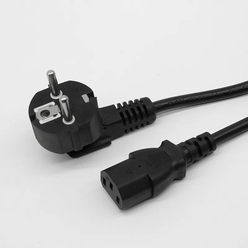 high quality 2 pin ac european power plug cable wholesale eu ac power cord for computer