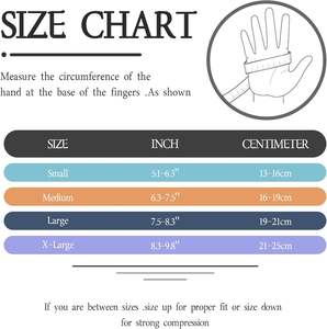 Guantes de Compresión Vlela con Plumas de Pollo para Artritis, Largos hasta la Muñeca, para Mujeres y Hombres, Alivian el <span class=keywords><strong>Dolor</strong></span> de <span class=keywords><strong>Manos</strong></span>, Hinchazón y Túnel Carpiano, sin Dedos - Product Image 4