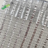 Filet d'ombrage réfléchissant en aluminium argenté à 45 % de taux d'ombrage, rideau pare-soleil pour serre, utilisation extérieure, écran thermique