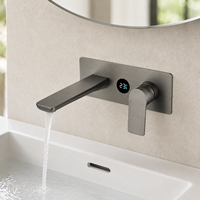 Robinet de lavabo de luxe moderne très vendu - Mitigeur de salle de bain à poignée unique de style européen, équipement sanitaire écologique